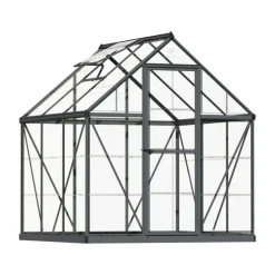 Växthus Harmony 3,4 m² Mörkgrå Canopia by Palram
