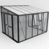 Växthus Helena 8600 Svart Glas/Poly 8,6 m² Vitavia