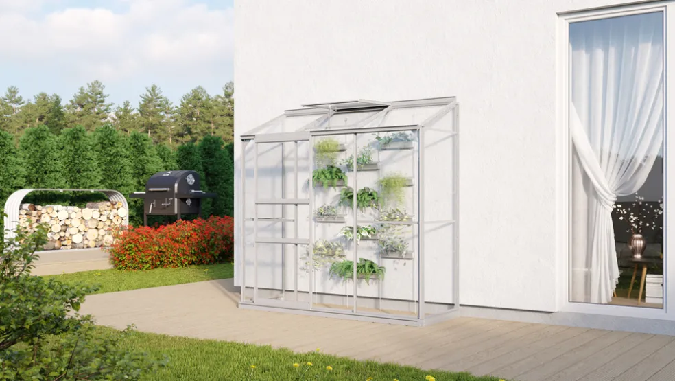 Växthus Ida 1300 Alu 1,3 m² Vitavia