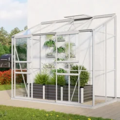 Växthus Ida 3300 Alu Glas 3,3 m² Vitavia