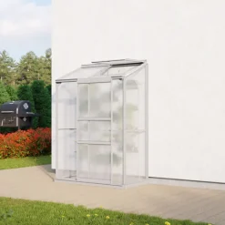 Växthus Ida 900 Alu Poly Sockel 0,9 m² Vitavia