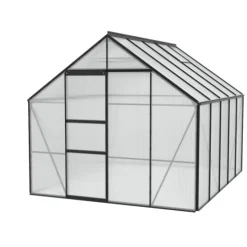 Växthus Merkur 8300 Svart Poly 8,3 m² Vitavia