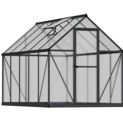 Växthus Mythos 5,7 m² Mörkgrå Canopia by Palram
