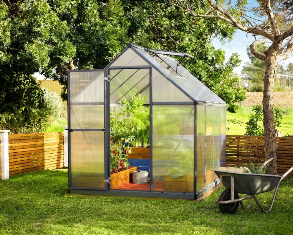 Växthus Mythos 4,6 m² Mörkgrå Canopia by Palram