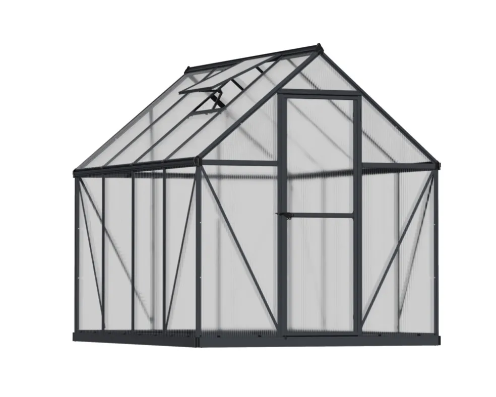 Växthus Mythos 4,6 m² Mörkgrå Canopia by Palram