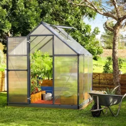 Växthus Mythos 3,4 m² Mörkgrå Canopia by Palram