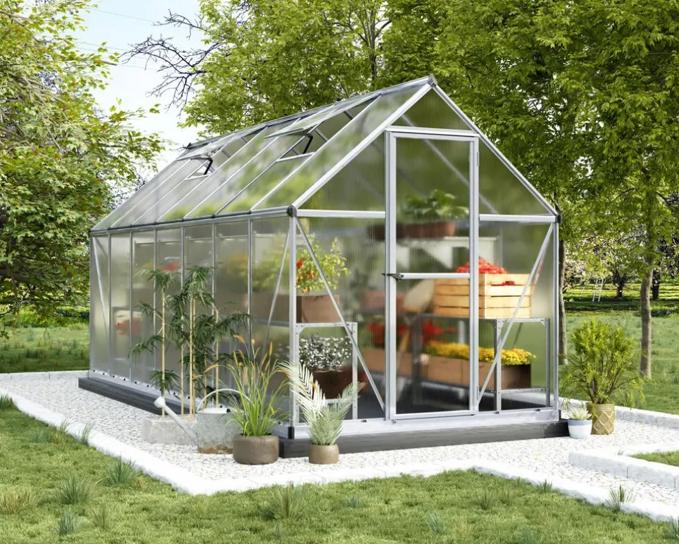Växthus Mythos 7,9 m² Silver Canopia by Palram