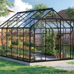 Växthus Uranus 9900 Svart Glas 9,9 m² Vitavia