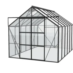 Växthus Uranus 9900 Svart Glas 9,9 m² Vitavia