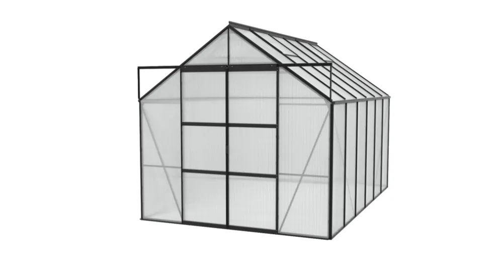 Växthus Uranus 9900 Svart Poly 9,9 m² Vitavia