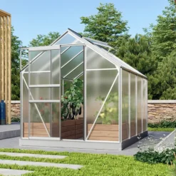 Växthus Venus 5000 Alu Poly Sockel 5 m² Vitavia