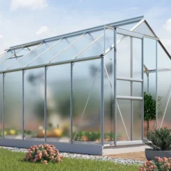Växthus Venus 7500 Alu Poly Sockel 7,5 m² Vitavia