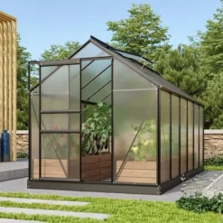 Växthus Venus 5000 Svart Poly 5 m² Vitavia
