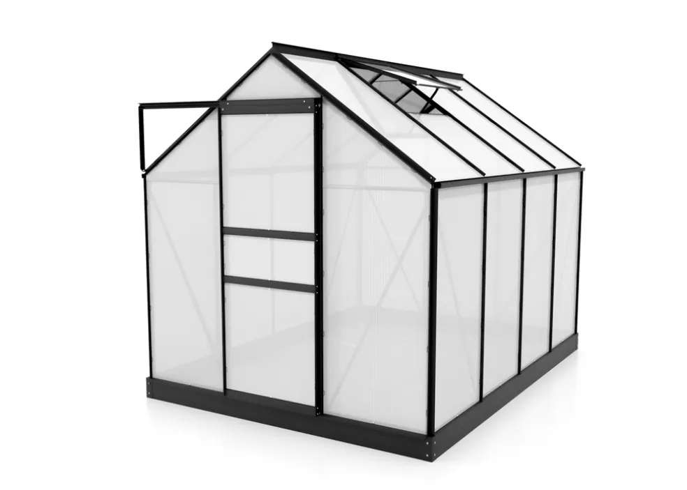 Växthus Venus 5000 Svart Poly Sockel 5 m² Vitavia