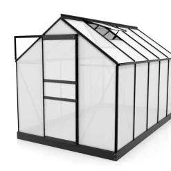 Växthus Venus 6200 Svart Poly Sockel 6,2 m² Vitavia