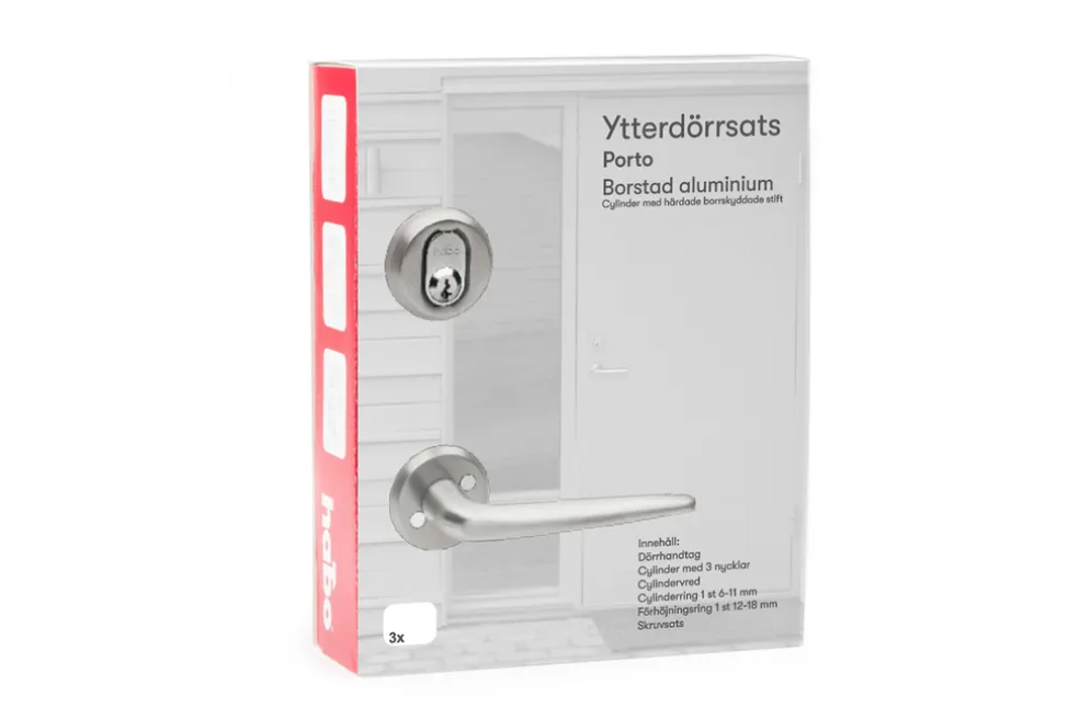 Ytterdörrsats Porto Alu Habo